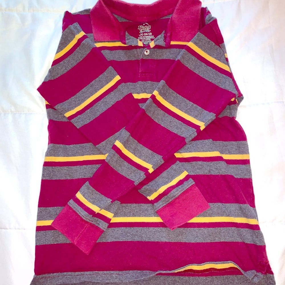 Stripped long sleeves shirt